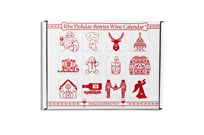 2 Pack of Advent Calendar for Alcohol and Adults Gift Wine Etsy