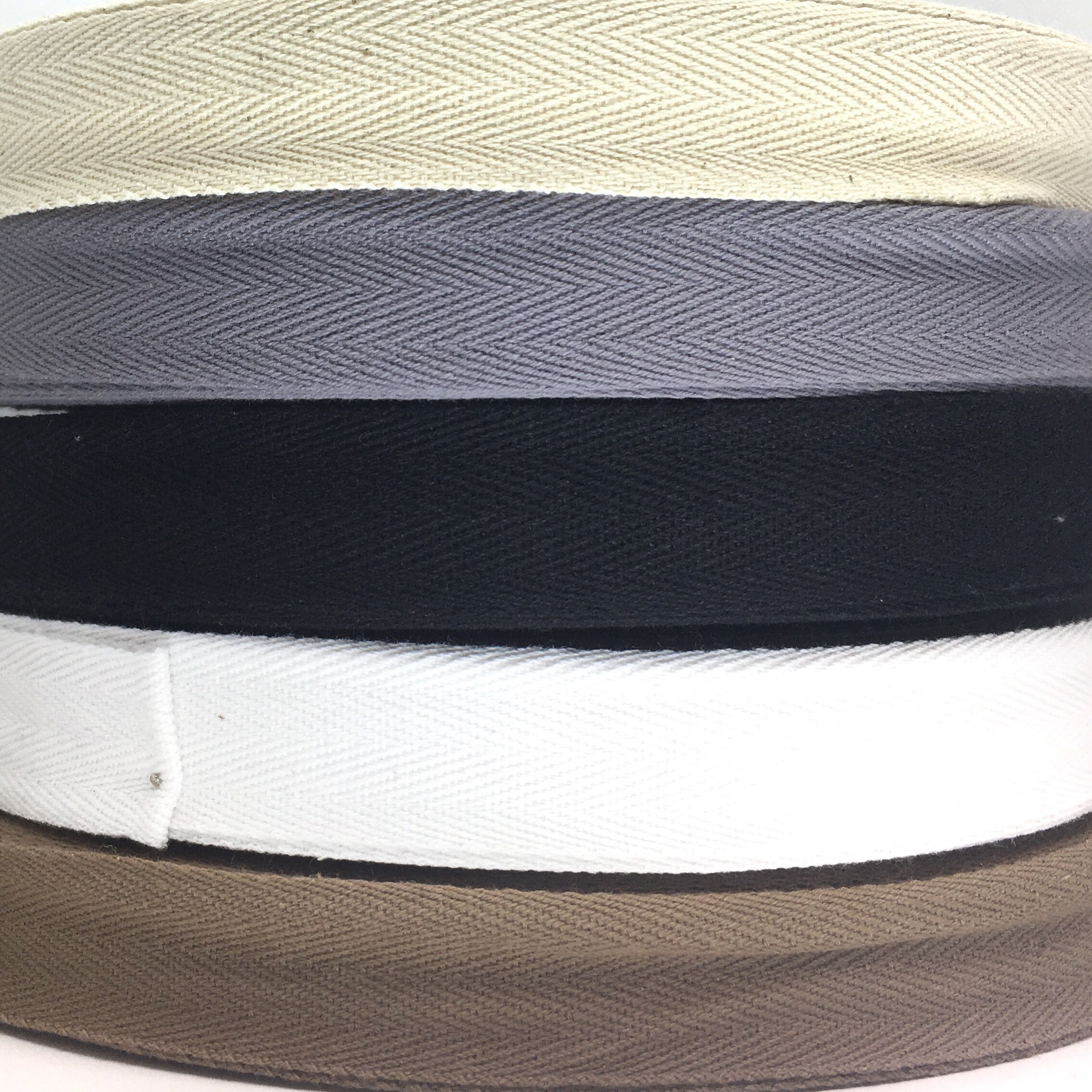 1 Cotton Twill Tape Herringbone Twill by the Yard Etsy