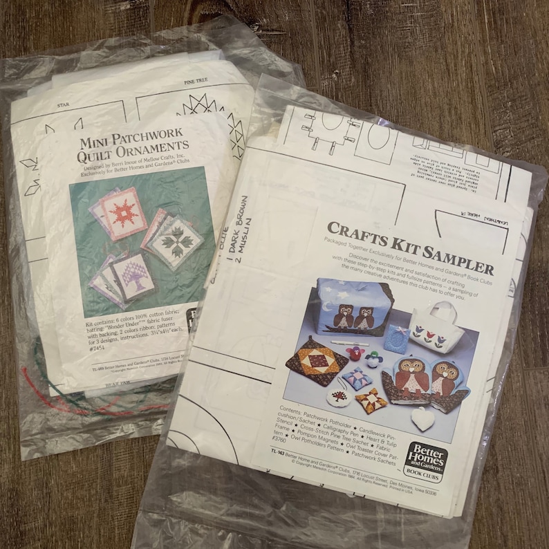 Easy Sewing Kit and Instructions Assorted Sewing Kits Vintage Better Home and Garden