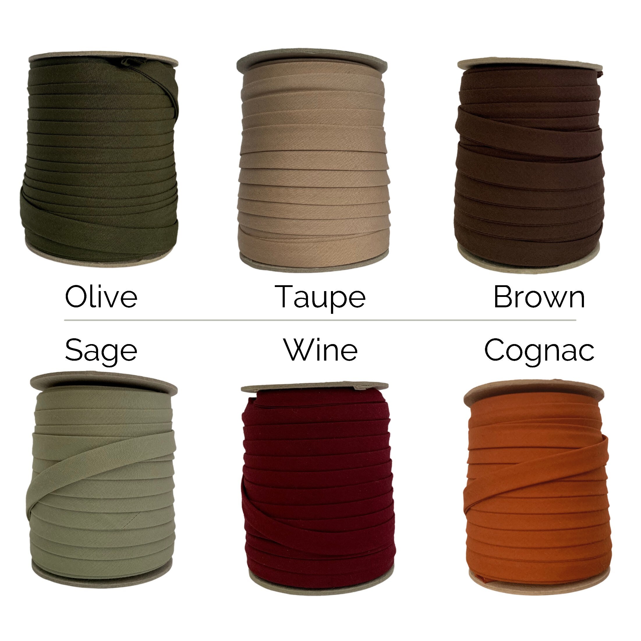 White 1/2 Double Fold Bias Tape by the Roll 13mm Seam Etsy