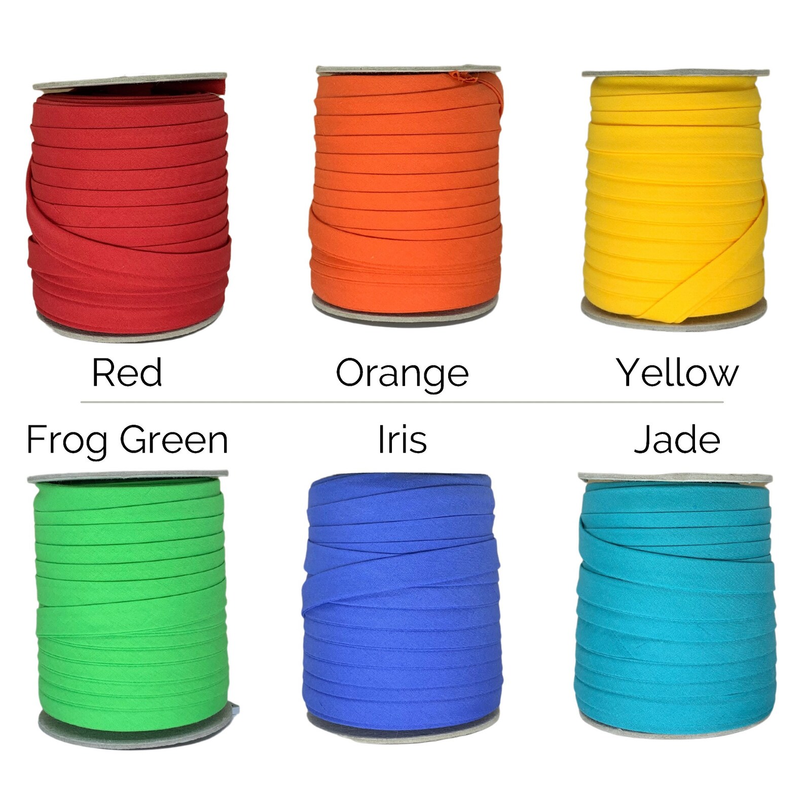 White 1/2 Double Fold Bias Tape by the Roll 13mm Seam Etsy