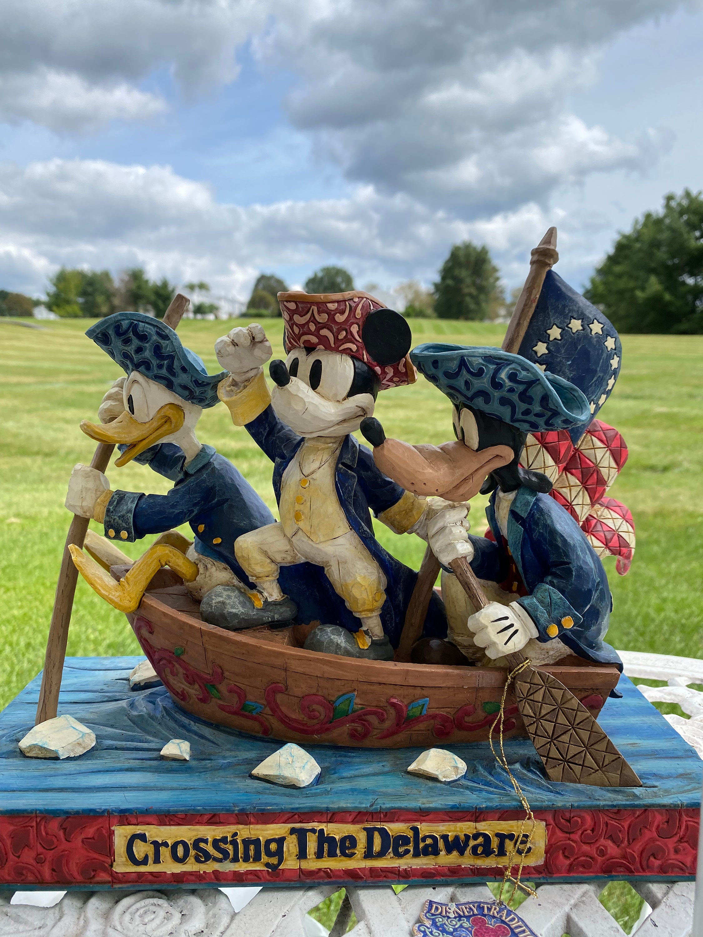 Walt Disney Jim Shore Crossing the Delaware - Etsy