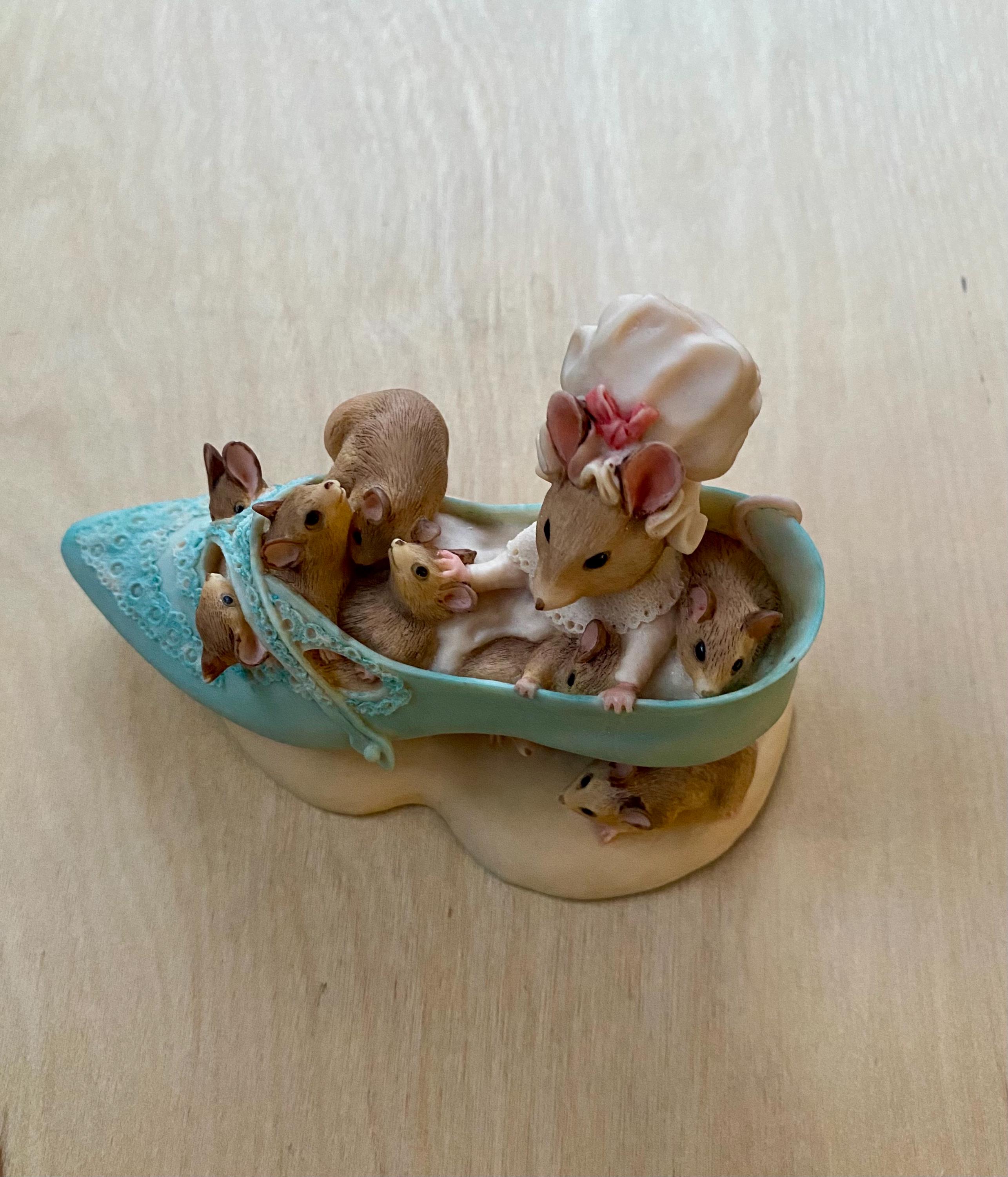 Border Fine Arts ネズミ 親子 フィギュリン 置物英国製 Border Fine Arts Mouse - Etsy