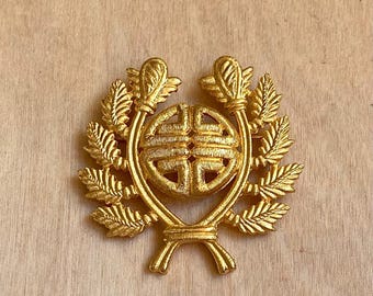 Givenchy Logo brooch vintage designer pin