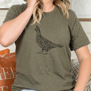 Vogel Auerhahn T-Shirt, Geschenk für Vogelbeobachter, Birder Shirt, Vogelbeobachter T-shirt, Vogel Geschenk
