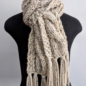 Cable Knit Scarf