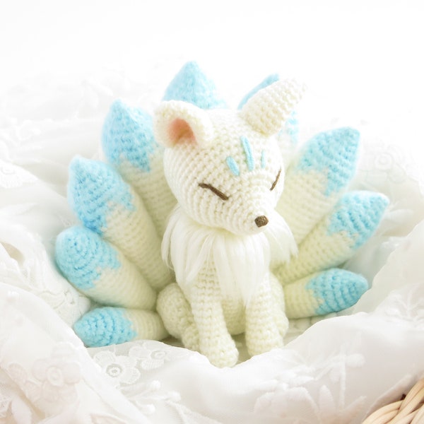 TÉLÉCHARGEMENT NUMÉRIQUE Patron Amigurumi au crochet : Fuyuko le Kitsune