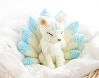 DOWNLOAD DIGITALE Modello Amigurumi all'uncinetto: Fuyuko il Kitsune