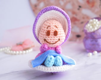 DIGITAL DOWNLOAD Crochet Amigurumi Pattern: Curious Oyster from Alice in Wonderland