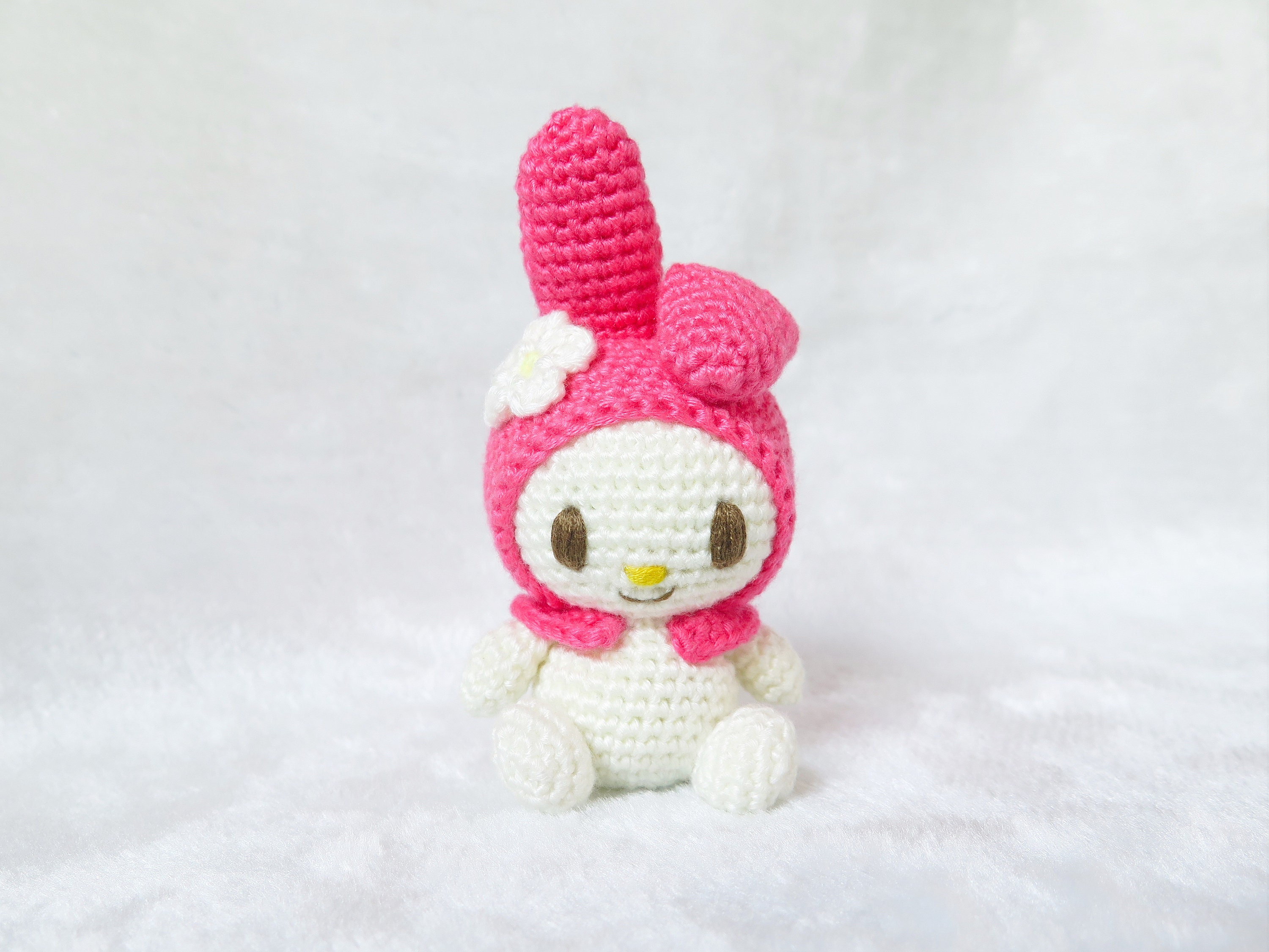 CROCHET AMIGURUMI PATTERN: Japanese Pink Bunny Character - Etsy