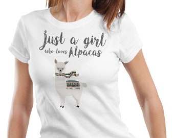 Alpaca shirt women, Alpaca t-shirt for girls, Alpaca tee shirt for women, Alpaca gift, Alpaca lover gift, Alpaca tshirt Cute Alpaca t shirt