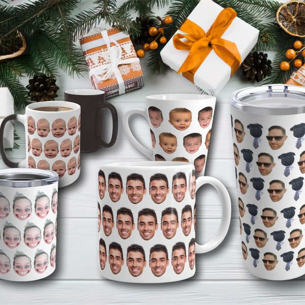Custom Photo Mug, Personalized Coffee Mugs, Face Mug, Funny Mugs, Personalized Gift Idea, Personalised Custom mug photo, Tumbler, Travel Mug