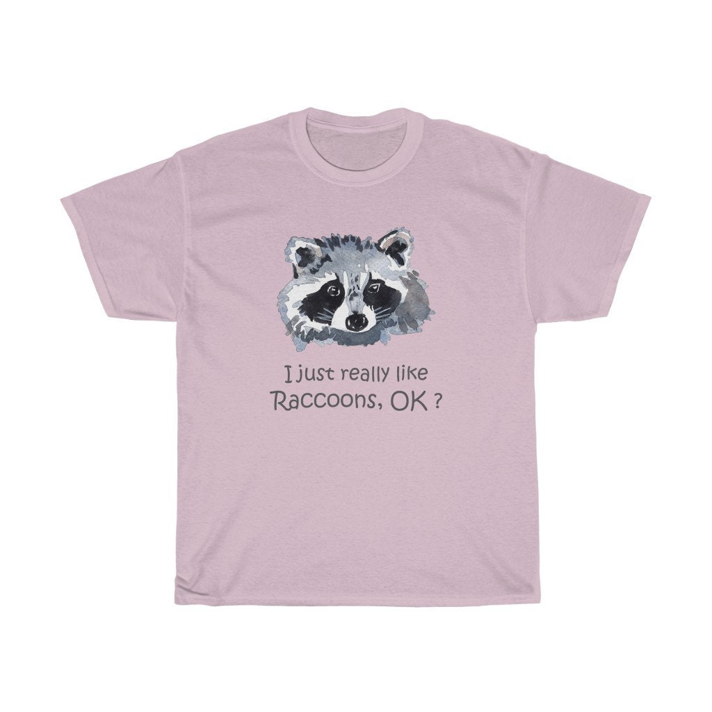Raccoon Shirt Racoon Shirt Raccoon T-shirt Raccoon Tee | Etsy