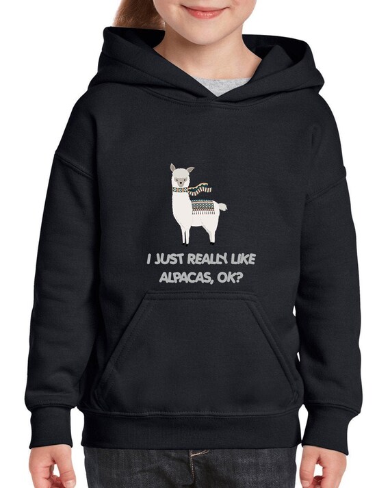 alpaca hoodie pullover