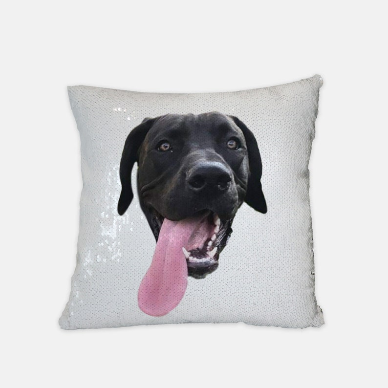 Custom Pet Face Pillow Case Personalized Pet Photo Pillow | Etsy