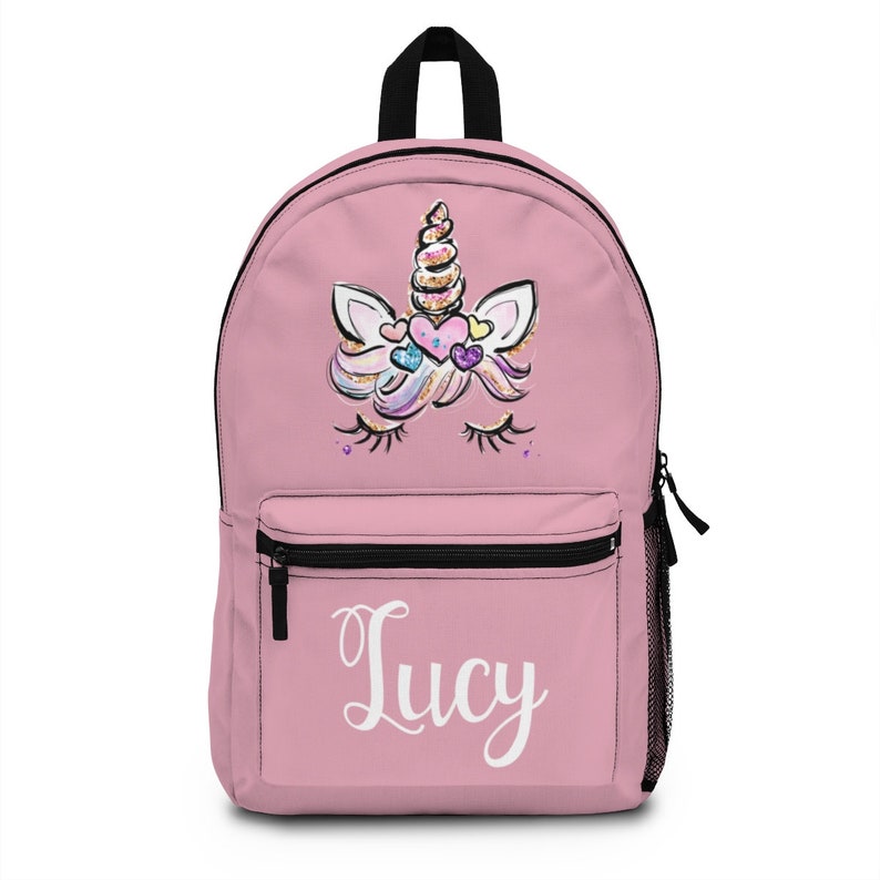 Custom Unicorn Backpack Personalized Unicorn School Bag Etsy