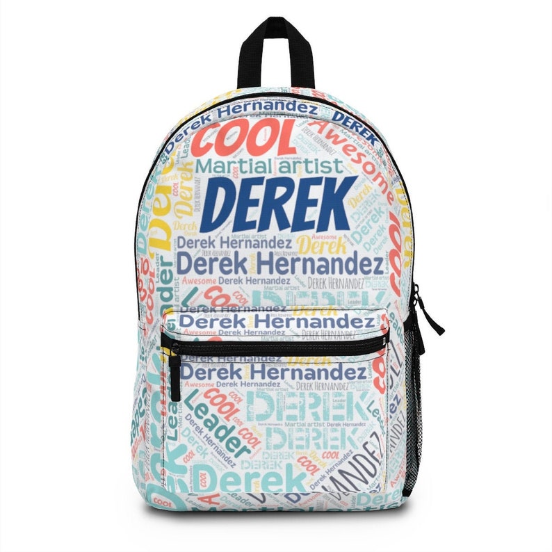 Custom School Backpack With Names Personalized Backpack Etsy