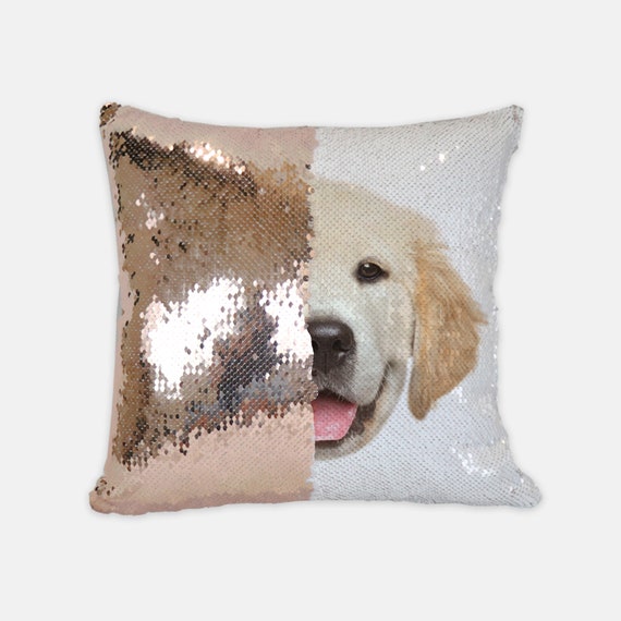 custom dog face pillow