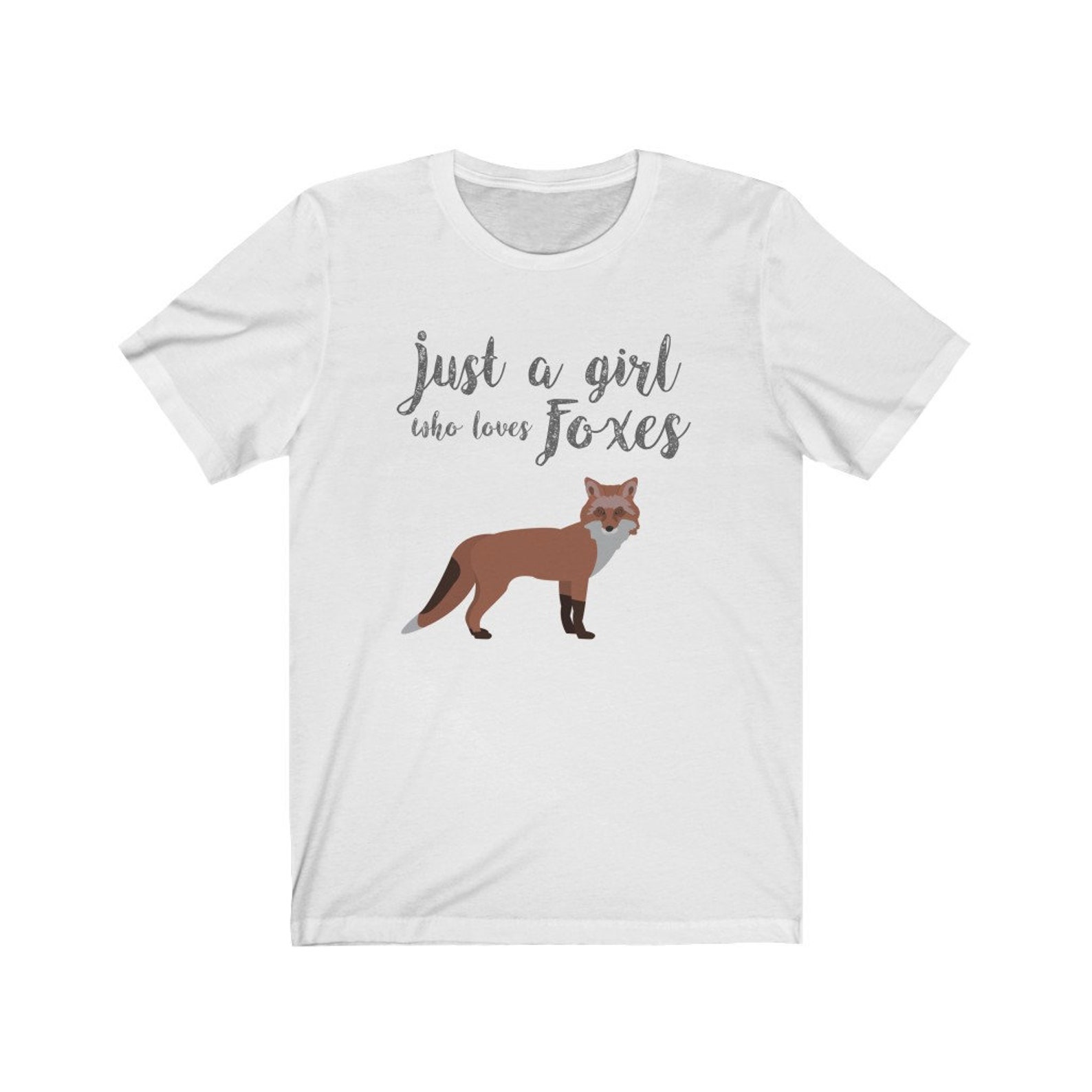 Fox Shirt For Women Fox Tshirt for Girls Fox Lover Gift Etsy