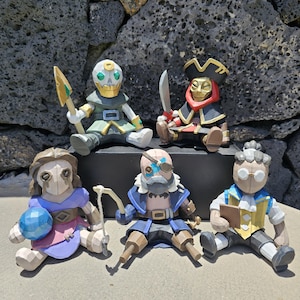 Op Sea of Thieves geïnspireerde snuisterijpoppen