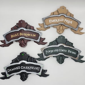 Sea Of Thieves Inspired Custom Ship Crest