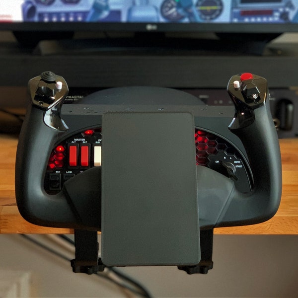 Kneeboard voor Honeycomb Aeronautical Alpha Flight Controls Yoke