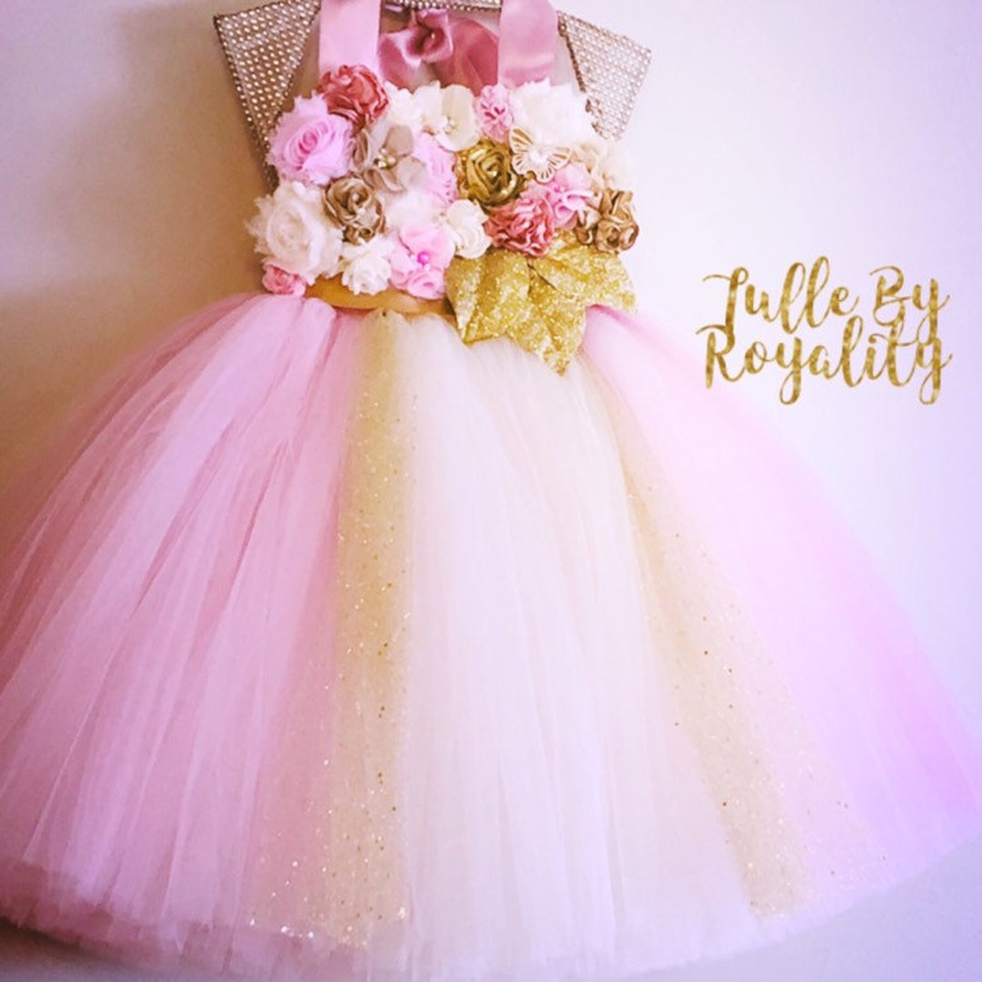 Tutu Dress Headband Set for Toddler Fashion Tutu Flower Girl Wedding