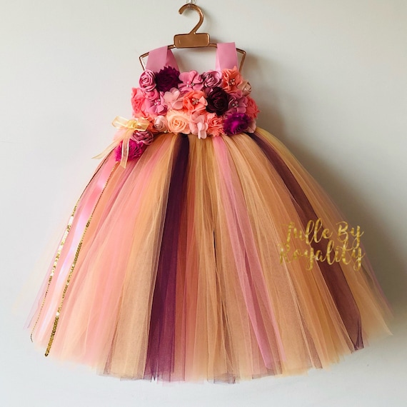 Rose Gold Tutu Dress and Headband Set Etsy