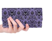 Haunted Mansion Wallet, Womens Wallet, Disney Gifts, Haunted Mansion Women s Trifold Long Clutch Wallet, The Haunted Mansion Wallpaper