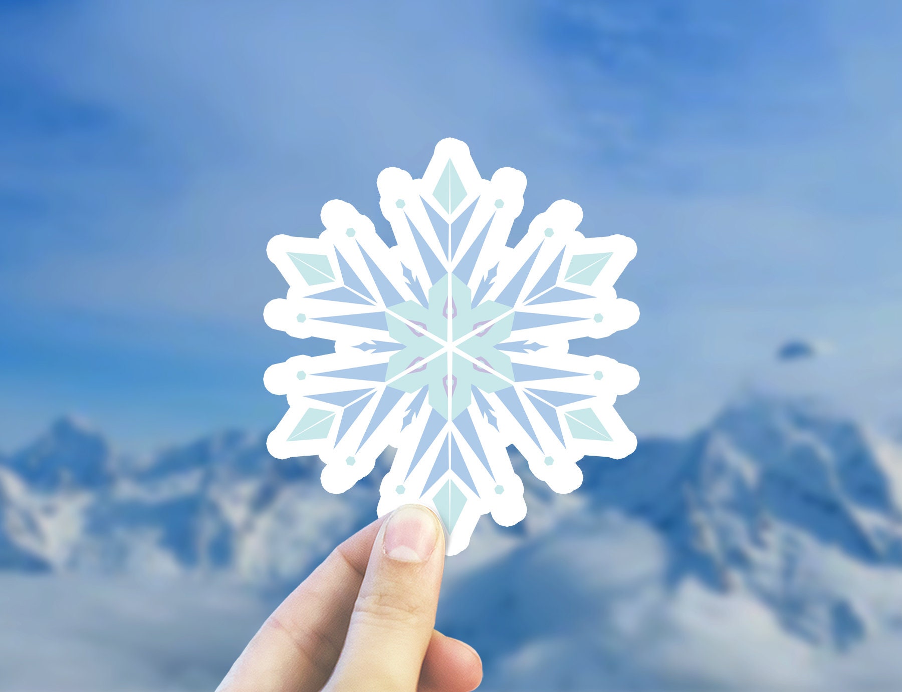 Frozen Snowflake Frozen 2 Elsa Disney Sticker Laptop Etsy