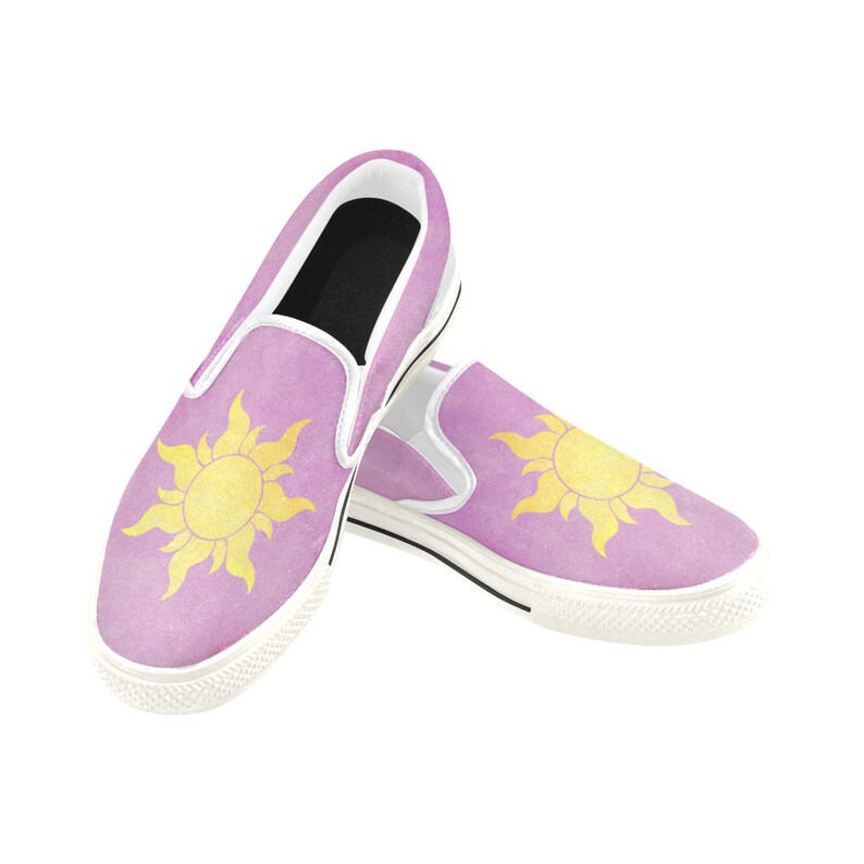 Disney Shoes Tangled Rapunzel Disneyland Disney World Etsy