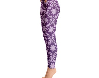 Athletic Yoga Leggings from DiaNoche Designs by Sascalia Princess Athletic Yoga Leggings from DiaNoche Designs by Sascalia Princess