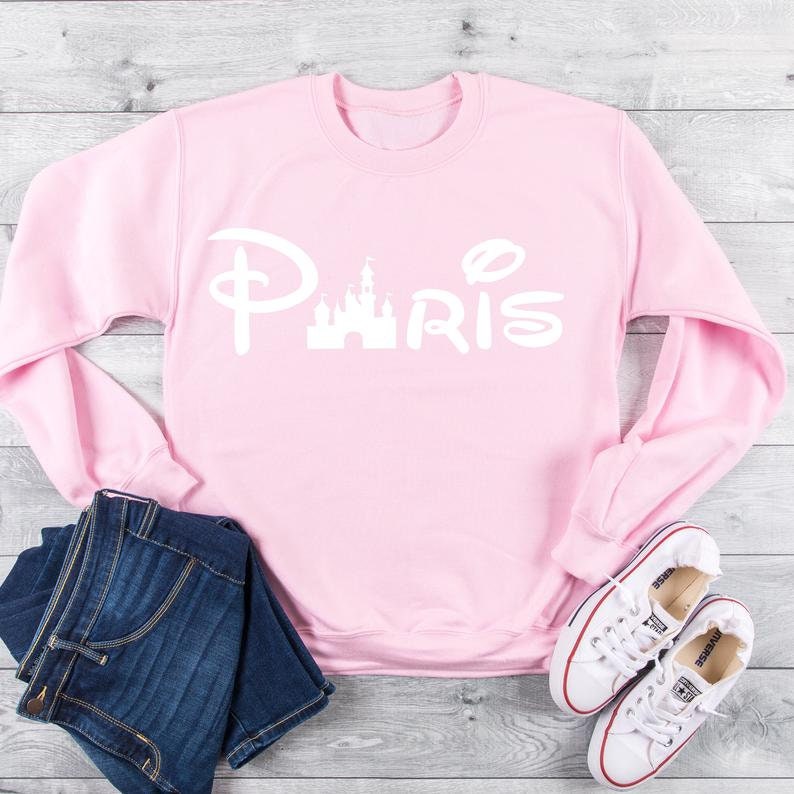 Disney Sweatshirt Disneyland Paris Sweatshirt Disneyland Etsy