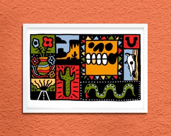 Texas Sun | Art Print | 7 x 5 | Summer Texas Sun