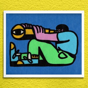 Eye in the Sky | Art Print | 7 x 5 | Colourful Telescope