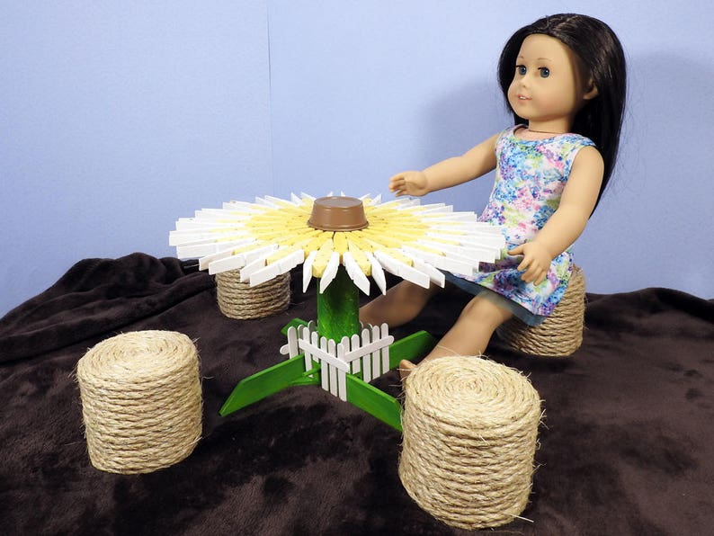 american girl doll dining set