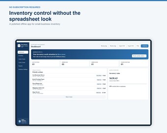 Inventory Management App Offline Inventory Tracker, Barcode System, Reorder Alerts and Cycle Counts