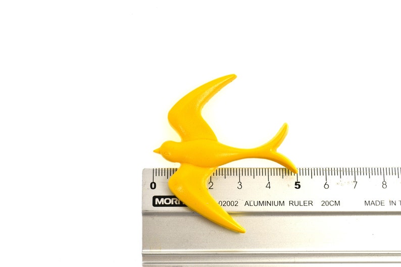 Handmade and Handpainted Vintage Inspired Swallow Bird Brooch