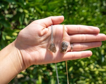 Natural Smoky Quartz Necklace