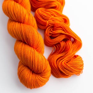 Fingering Superwash Merino Nylon Sock Yarn Tonal Hand Dyed Yarn Monarch