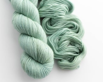 Fingering Superwash Merino Nylon Sokkengaren Tonaal Handgeverfd Garen Pistache