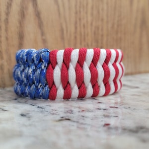 American Flag Trilobite Paracord Bracelet