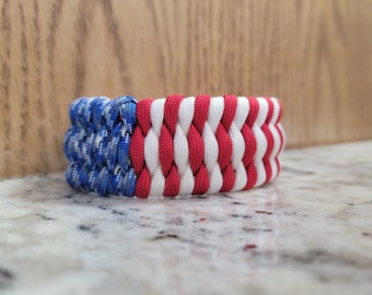 American Flag Trilobite Paracord Bracelet