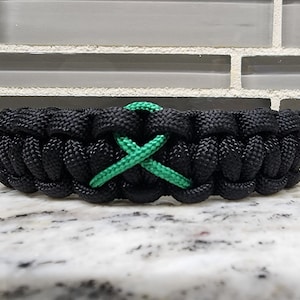 Liver Cancer Awareness Paracord Bracelet