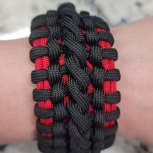 Wide Paracord Bracelet Survival -  New Zealand