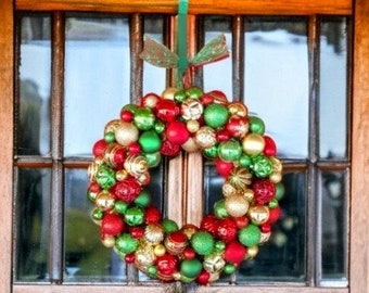 21" Shatterproof Ornament Wreaths