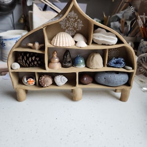 Freestanding curiosity cabinet, shrine, magical item, altar