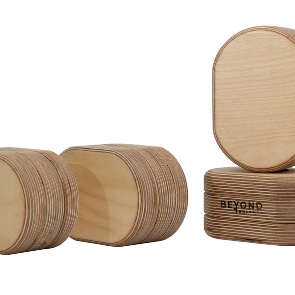 Blocs ovales en bois pour repose-mains, yoga, inversions, crossfit, gymnastique