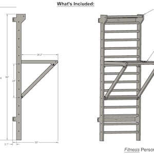 May include: A gray metal fitness personal training station with a pull-up bar and dip station. The station is 96 inches tall and requires assembly. What's Included: (1) Fitness Stall Bar with assembly hardware (1) Adjustable Pull-up/Dip Station with assembly hardware