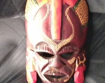 ケニアのアフリカのマサイ族の仮面 - Etsy 日本